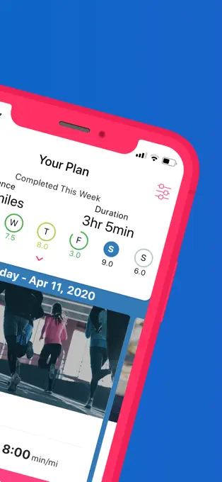 Official Run With Hal preview showing training schedule flexibility